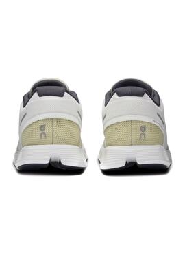 Zapatillas On Running Cloud 5 blanco y verde para mujer