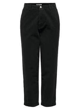 Pantalón Only Malfy negro para mujer