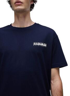 Camiseta Napapijri Linth azul marino para hombre