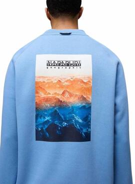 Sudadera Napapijri Rollin azul para hombre