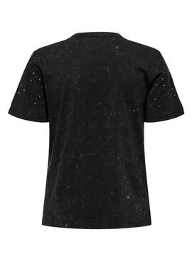 Camiseta Only Zen negro para mujer