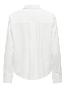 Camisa Only Berit blanco para mujer