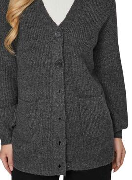 Chaqueta Vila Vikimmis gris para mujer