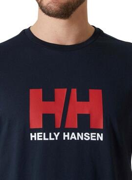 Camiseta Helly Hansen HH Logo azul marino para hombre