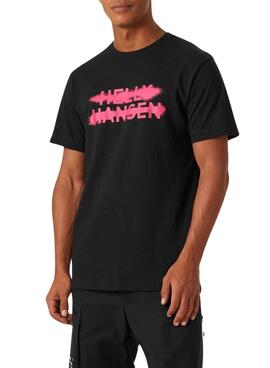 Camiseta Helly Hansen Core negro para hombre