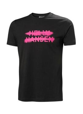 Camiseta Helly Hansen Core negro para hombre