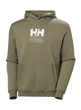 Sudadera Helly Hansen Graphic Hoddie verde para hombre