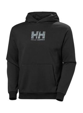 Sudadera Helly Hansen Graphic Hoddie negro para hombre