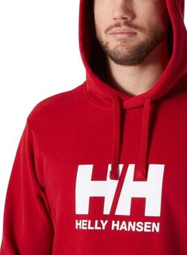 Sudadera Helly Hansen Basic Hood rojo para hombre