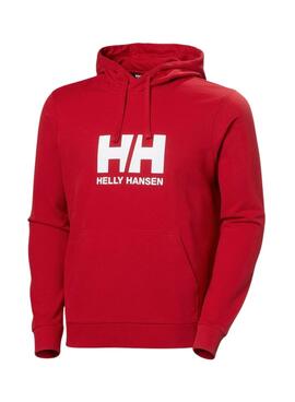 Sudadera Helly Hansen Basic Hood rojo para hombre