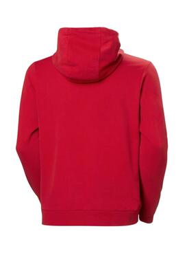 Sudadera Helly Hansen Basic Hood rojo para hombre