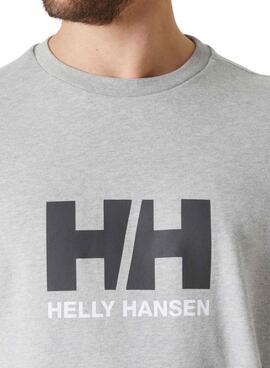 Sudadera Helly Hansen HH Logo gris para hombre