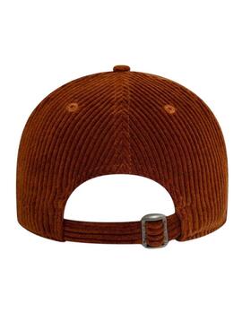 Gorra New Era Cord marrón para mujer y hombre