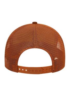 Gorra New Era Cord Trucker marrón para mujer y hombre