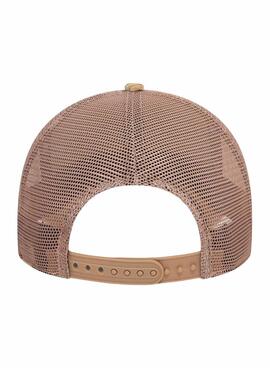 Gorra New Era Cord Trucker beige para mujer y hombre