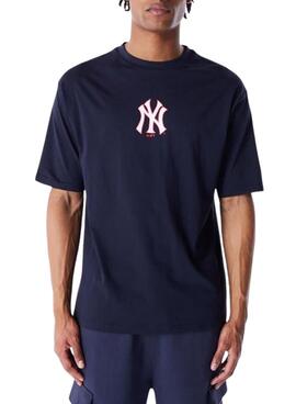 Camiseta New Era World Series azul marino para hombre