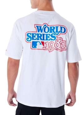 Camiseta New Era World Series blanco para hombre