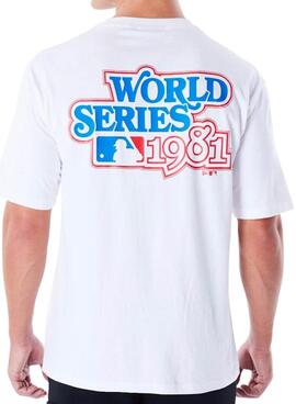 Camiseta New Era World Series blanco para hombre