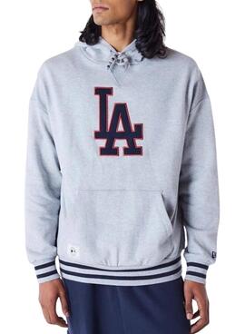 Sudadera New Era LA Dodgers gris para hombre y mujer