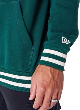 Sudadera New Era Oakland Athletics verde para hombre y mujer