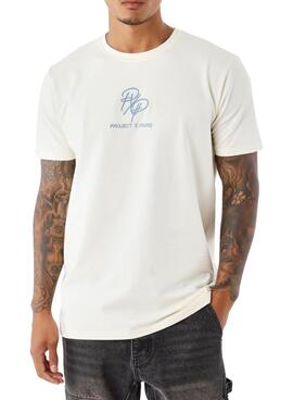 Camiseta Project x Paris PXP beige y azul para hombre