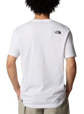 Camiseta The North Face Easy blanco para hombre