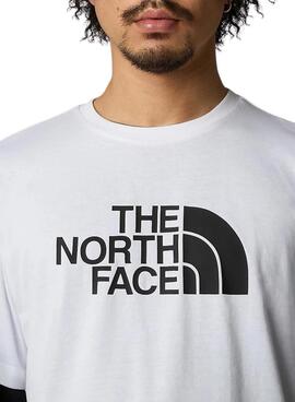 Camiseta The North Face Easy blanco para hombre