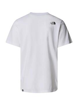 Camiseta The North Face Easy blanco para hombre