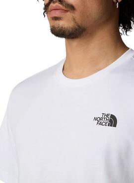 Camiseta The North Face Vertical blanco para hombre