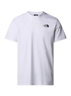 Camiseta The North Face Vertical blanco para hombre