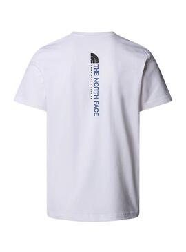 Camiseta The North Face Vertical blanco para hombre