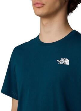 Camiseta The North Face Vertical petrol para hombre