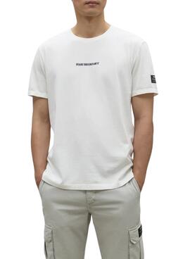 Camiseta Ecoalf Almeralf blanco para hombre