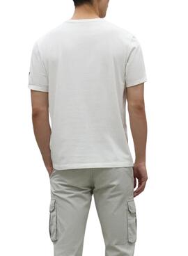 Camiseta Ecoalf Almeralf blanco para hombre