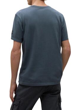 Camiseta Ecoalf Almeralf petrol para hombre