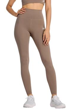 Leggings New Balance Harmony tostado para mujer