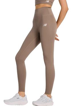 Leggings New Balance Harmony tostado para mujer