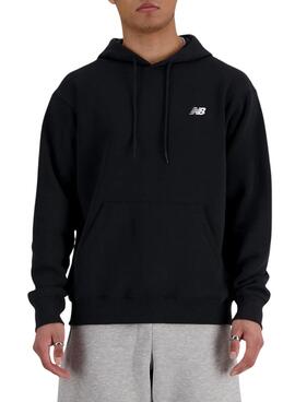 Sudadera New Balance Basic Hood negro para hombre