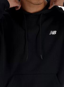 Sudadera New Balance Basic Hood negro para hombre