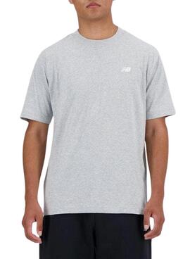 Camiseta New Balance Basic gris para hombre