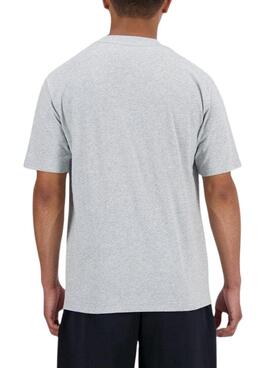 Camiseta New Balance Basic gris para hombre