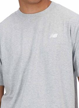 Camiseta New Balance Basic gris para hombre