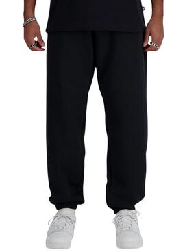 Pantalón jogger New Balance negro para hombre