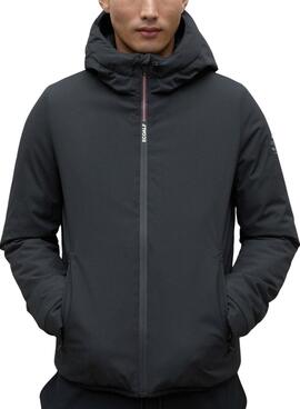 Cazadora Ecoalf Cartesalf negro para hombre