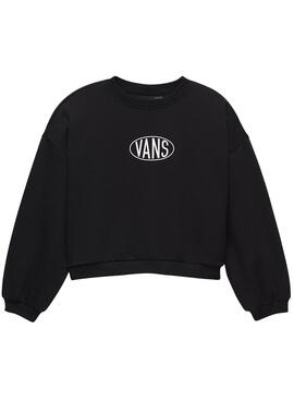 Sudadera Vans Name Drop negro para niña