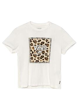 Camiseta Vans Felidae Caja Animal Print para niña