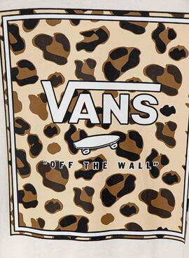 Camiseta Vans Felidae Caja Animal Print para niña