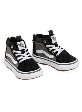 Zapatillas Vans Sk8 Hi gris y negro 