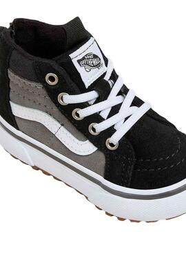 Zapatillas Vans Sk8 Hi gris y negro 