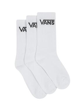 Calcetines Vans Crew basic blanco para niño y niña